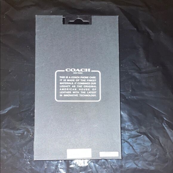 Coach Black and White Checkered Phone Case - Picture 3 of 3